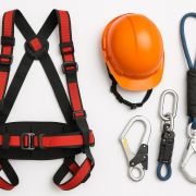 EPIs trabajos en altura con arnés de seguridad y equipos de protección individual profesionales
